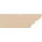 Ekena Millwork 2in. W x 8in. H x 24in. L Ridgewood Woodgrain TimberThane Rafter Tail, Primed Tan RFTUR02X08X24RIDRCPR - alternate 5